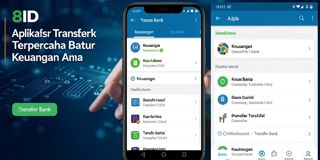 Antarmuka pengguna aplikasi 8ID yang sederhana dan efektif.