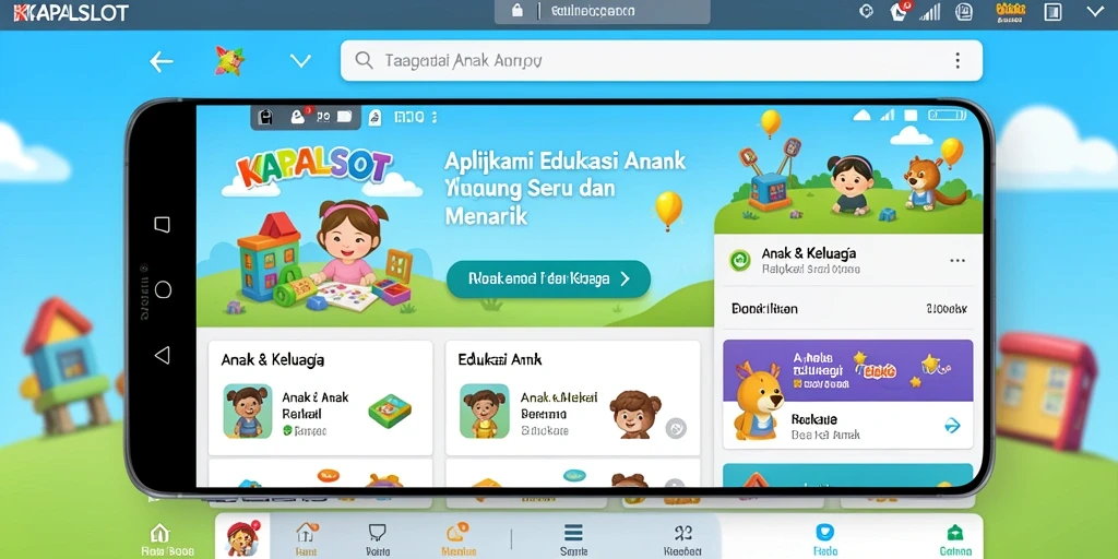 Antarmuka interaktif KAPALSLOT untuk Edukasi Anak.