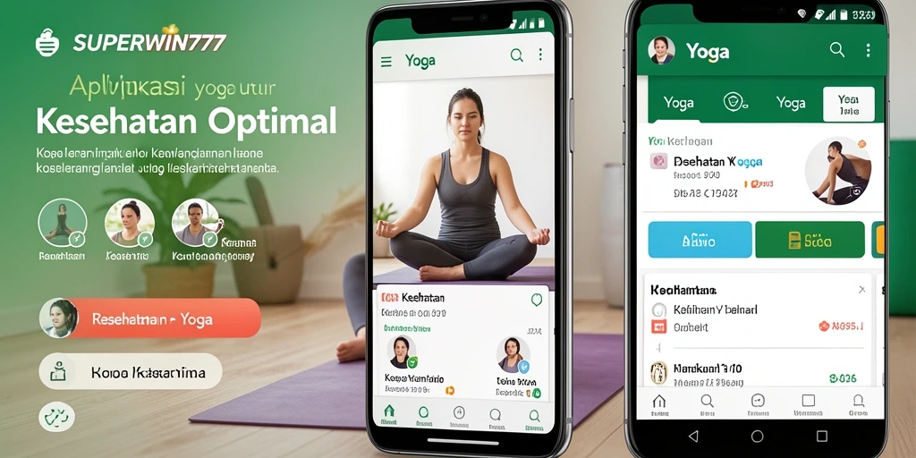 Antarmuka aplikasi <strong>SUPERWIN777</strong> yang sederhana dan mudah digunakan untuk latihan yoga.